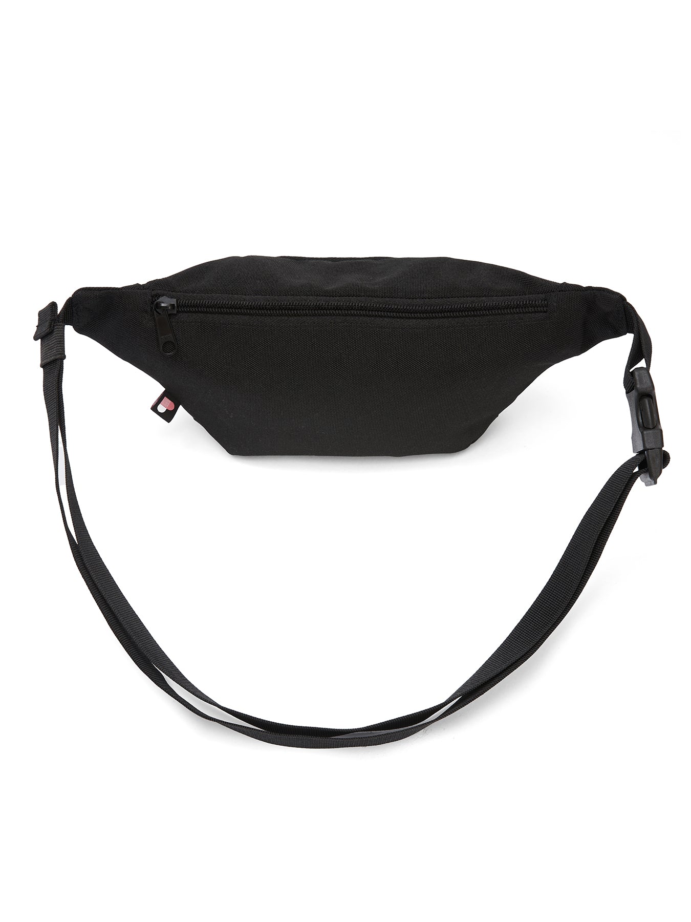 Ela Mo™ Hipbag | Black. Ein Hipbag mit Klickverschluss am Gurtelriemen und Reißverschluss.