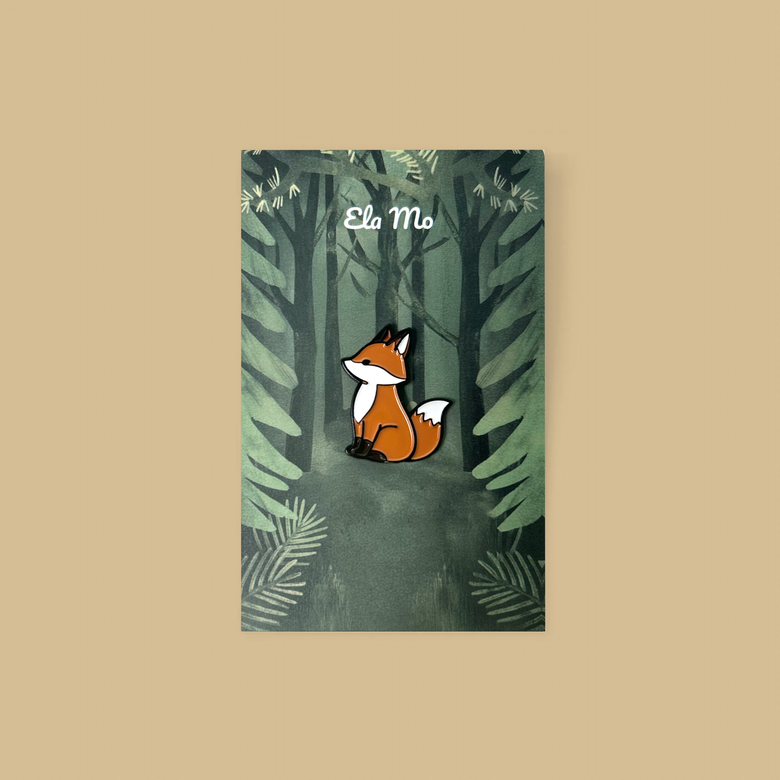 Ela Mo™ Pin für Rucksäcke | Fuchs