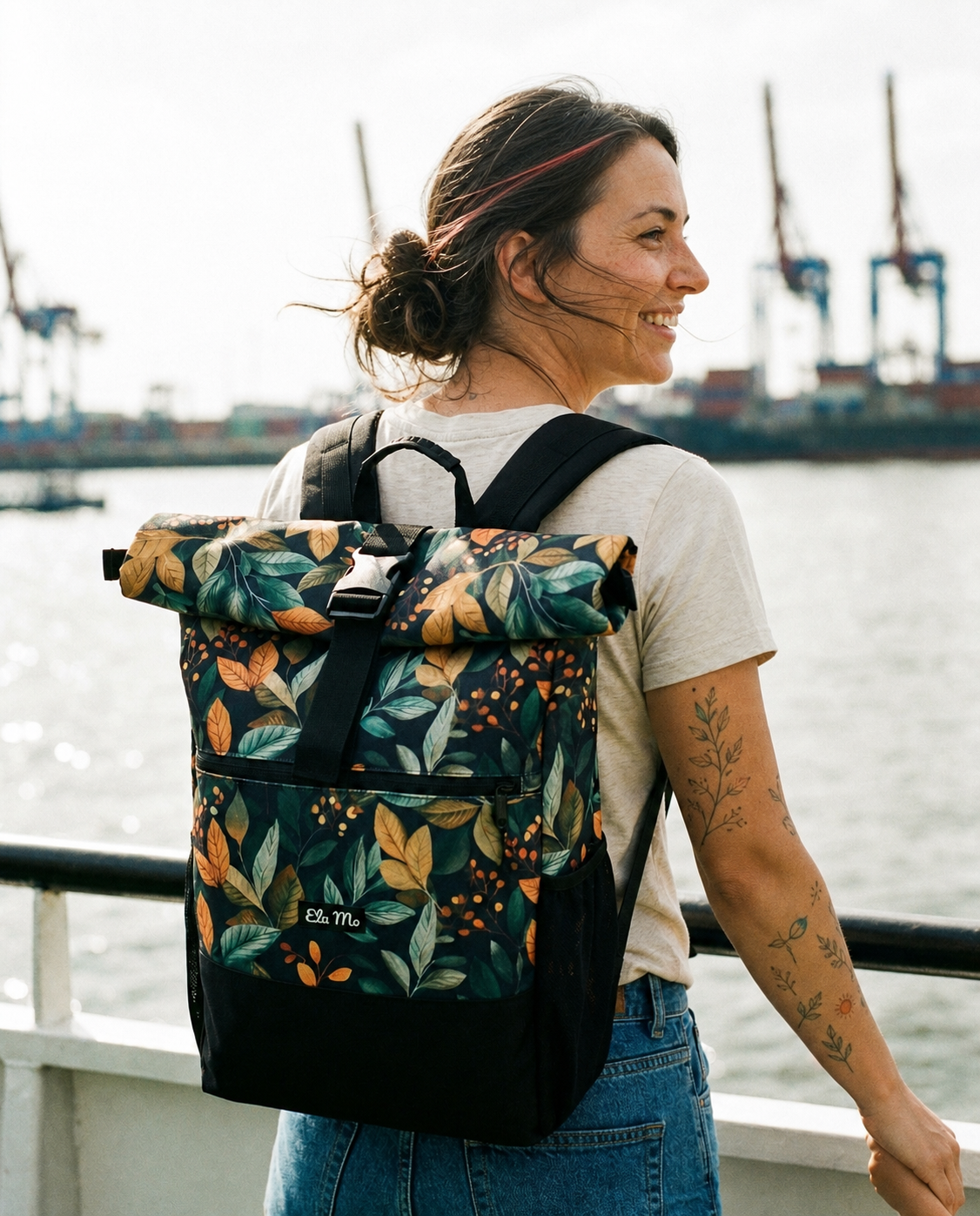 Ela Mo™ Rolltop Rucksack | Bye Bye Summer