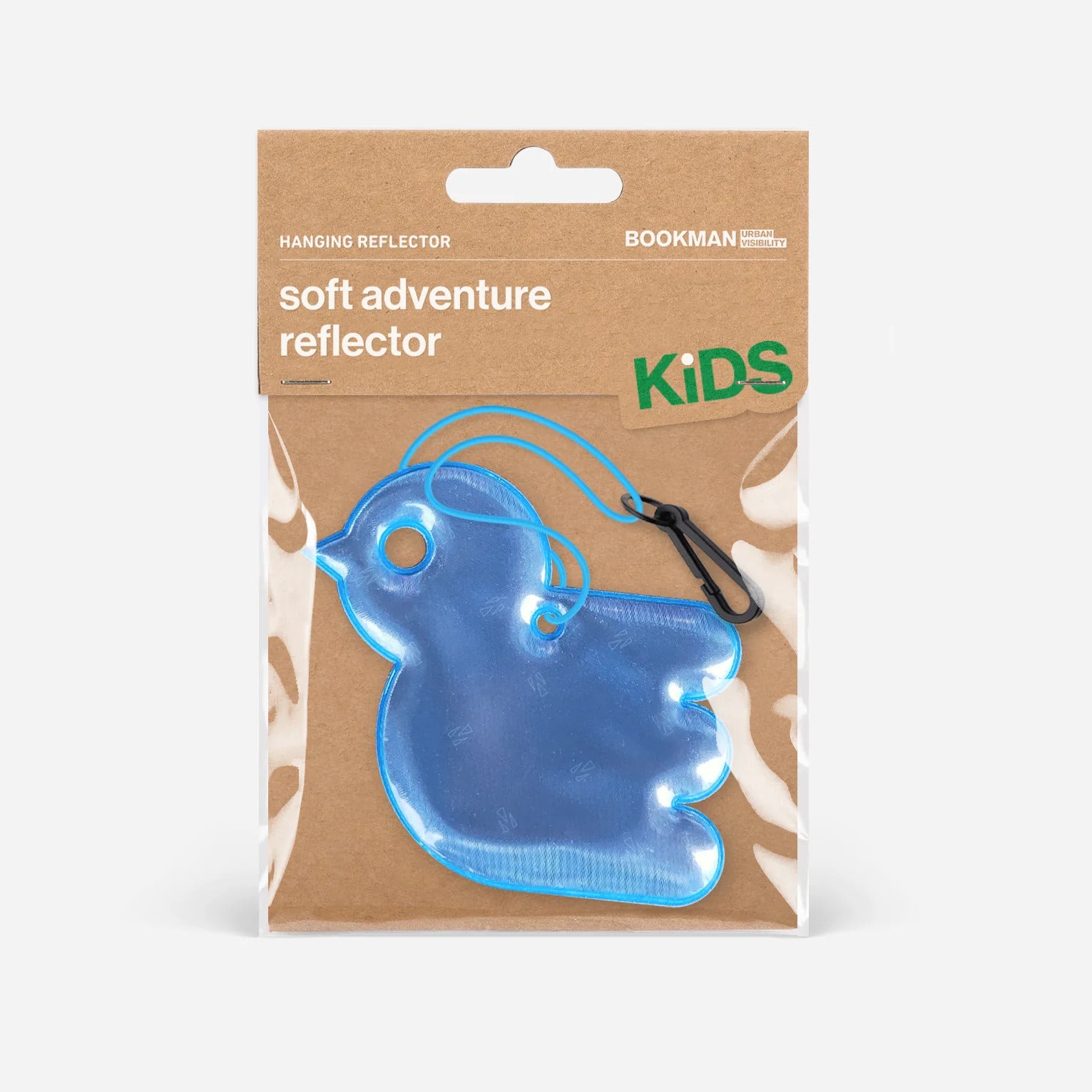 Ela Mo™ x BOOKMAN Bird Blue, kompaktes, wasserdichtes LED-Licht in Vogel‑Form
