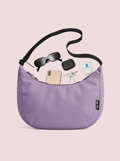 Ela Mo™ Moon Bag | Coated Edition Fuchsie