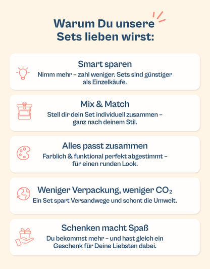 Ela Mo™ Rolltop Rucksack | Wunsch-Set
