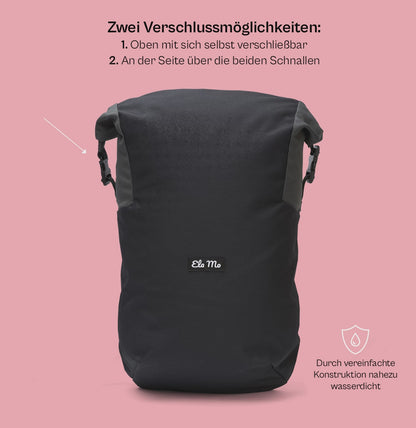 Ela Mo™ Roll-top Lite | Noir