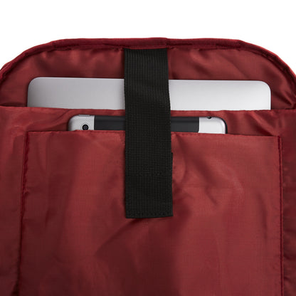 Ela Mo™ Rolltop Rucksack | A Rose. Innenbereich des Rucksacks mit separatem Laptopfach.